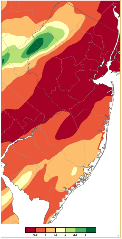 Figure 4. Rainfall from approximately 7 AM on September 8th to 7 AM on September 10th based on a PRISM (Oregon State University) analysis generated using NWS Cooperative and CoCoRaHS observations. Note the scale in inches at the bottom of the map. Rainfall from approximately 7 AM on September 8th to 7 AM on September 10th based on a PRISM (Oregon State University) analysis generated using NWS Cooperative and CoCoRaHS observations.