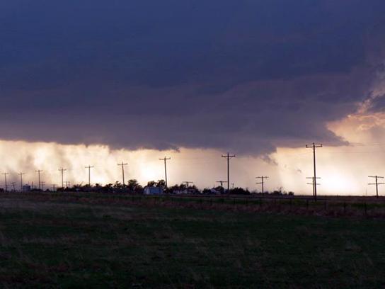Tornado warned storm near Lamar, Colorado. (Photo credit: Colleen McHugh) Storm Chasing Photo 2